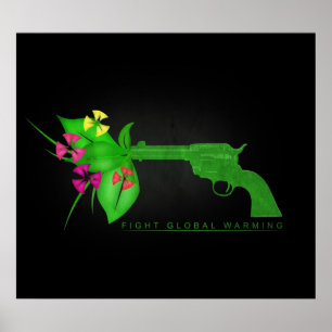 Affiches Réchauffement climatique de combat