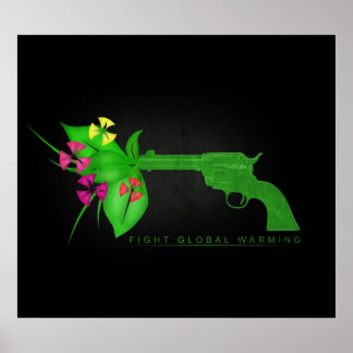 Affiches Réchauffement climatique de combat