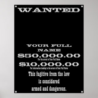 AFFICHES RECHERCHÉ