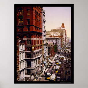 Affiches Recherche de Broadway à New York City 1900