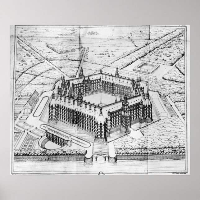 Affiches Reconstruction de l'abbaye de Theleme (Devant)