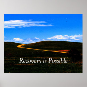 Affiches Recovery is Possible poster/Motivational