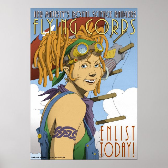 Affiches Recrutement des Rangers scientifiques II (Devant)