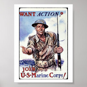 Affiches Recrutement Usmc