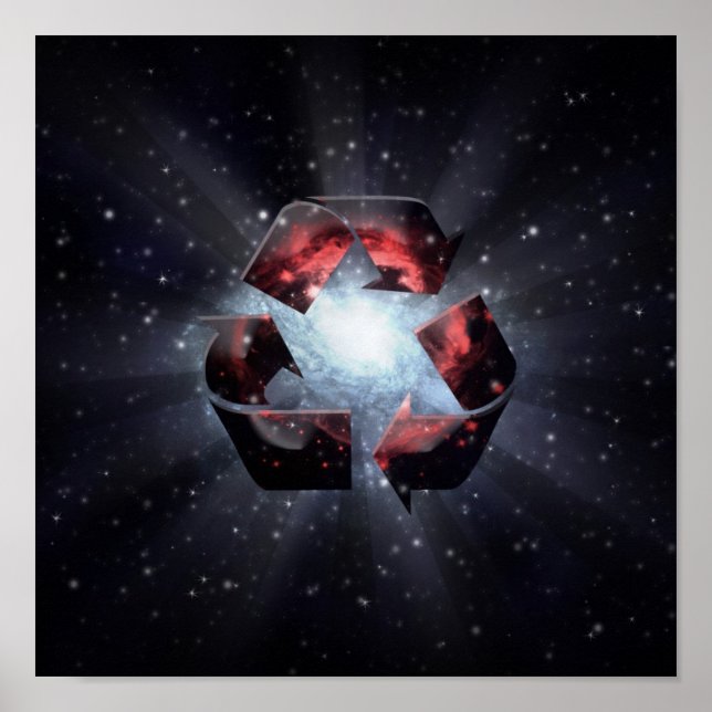 Affiches Recycler (espace) (Devant)