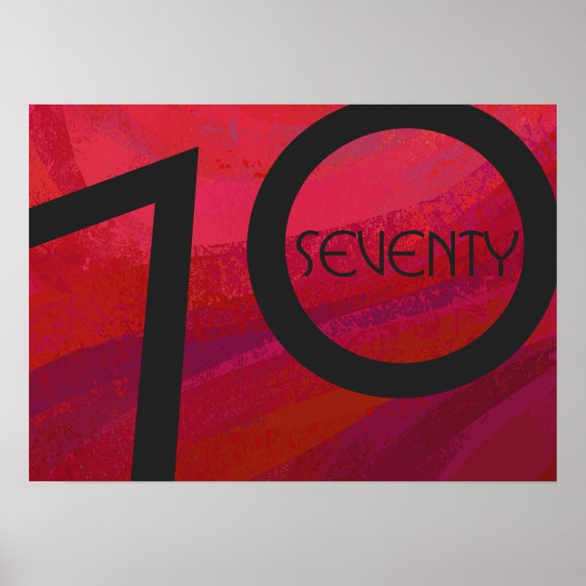 Affiches Red 70 Dix Anniversaire (Devant)