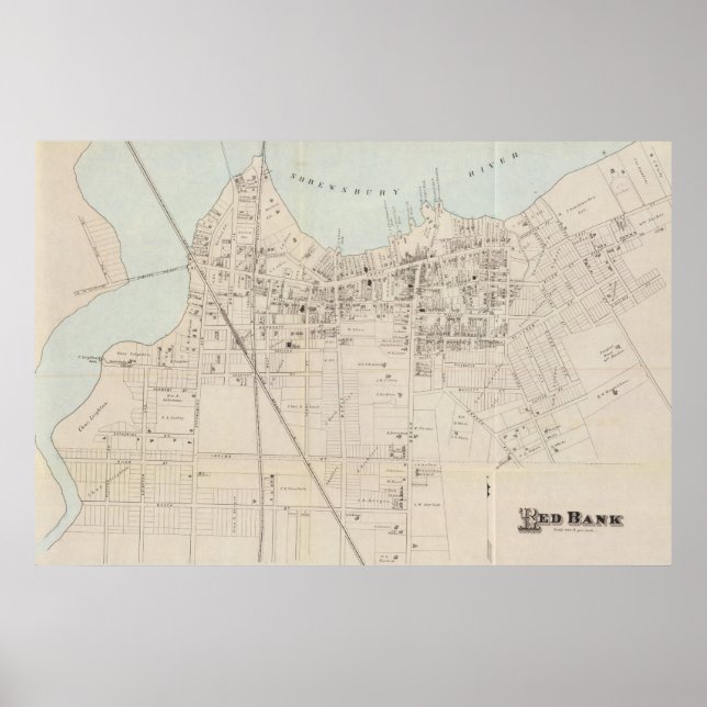 Affiches Red Bank, Ner Jersey (Devant)