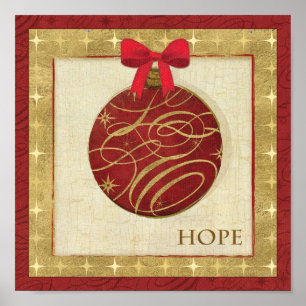 Affiches Red Christmas Decorations