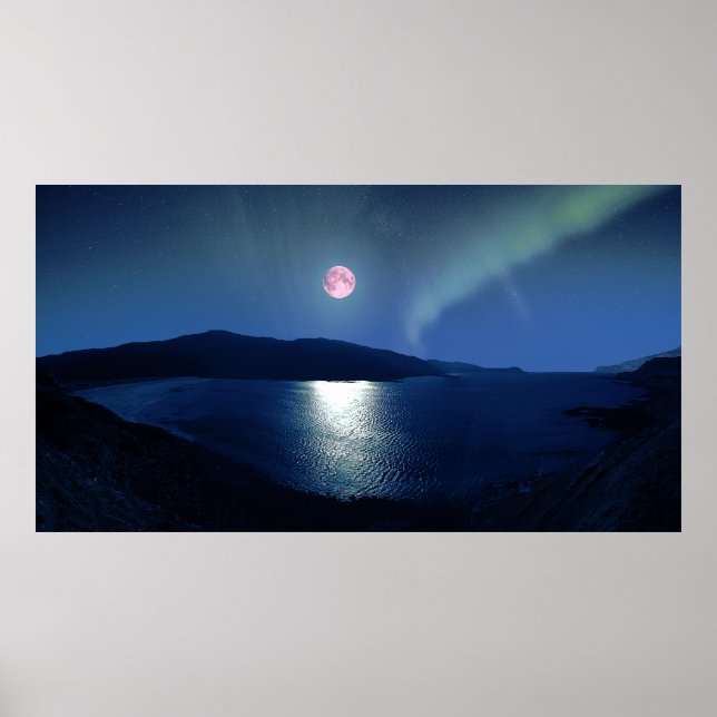 Affiches Red Moon Aurora (Devant)