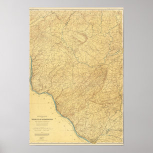 Affiches Red Sandstone, New Jersey