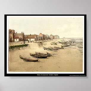 Affiches Redcar, l'esplanade, Yorkshire, Angleterre