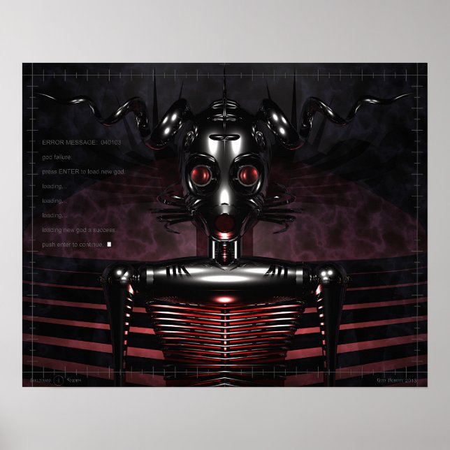 Affiches Redémarrage de Dieu 2013 (Devant)