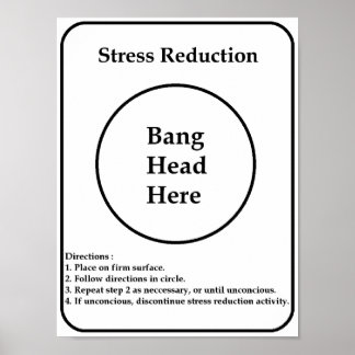 Affiches Réduction du stress