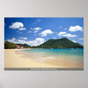 Affiches Reduit Beach, Rodney Bay, Sainte-Lucie