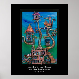 Affiches Réfléchissez à la façon dont les livres sont comme