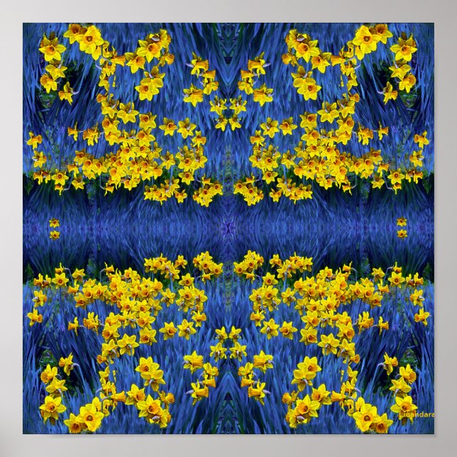 Affiches Reflet des jonquilles (Devant)