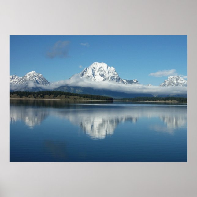 Affiches Reflet du mont Moran dans le Grand Teton (Devant)