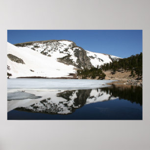 Affiches Réflexion des montagnes