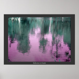 Affiches Réflexion En Violet