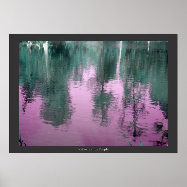 Affiches Réflexion En Violet (Devant)