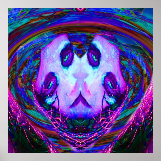 Affiches Réflexion miroir (Devant)