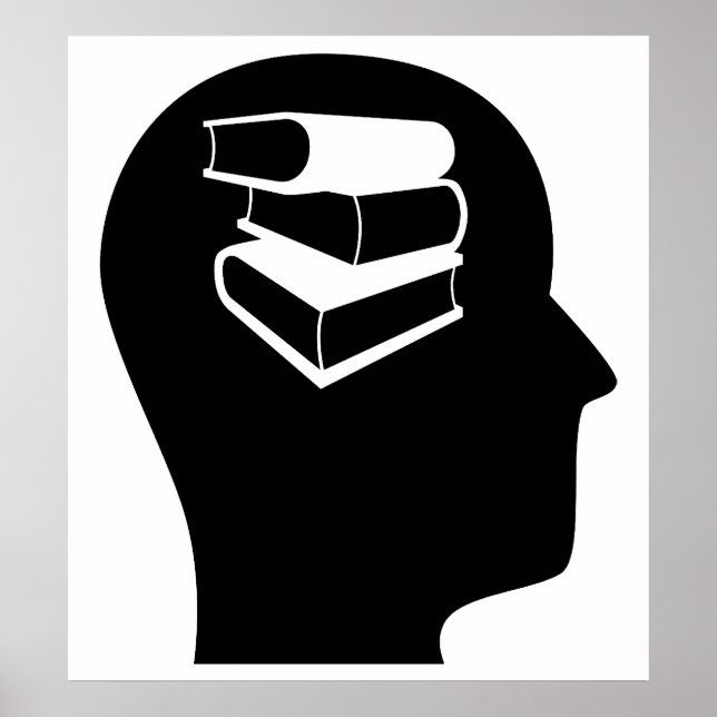 Affiches Réflexion sur le travail de bibliothèque (Devant)