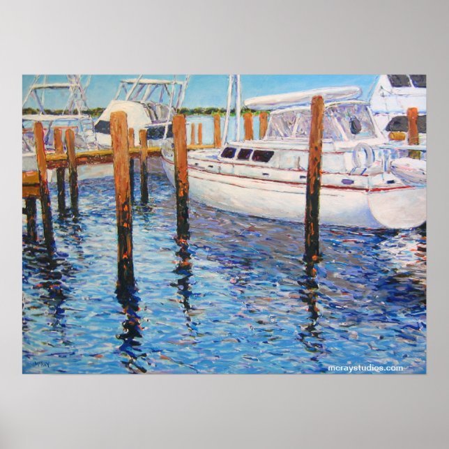 Affiches "Réflexions bleu ciel" (Devant)