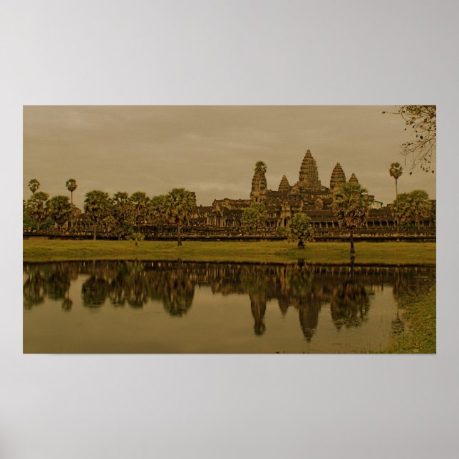 Affiches Réflexions d'Angkor Vat (Devant)