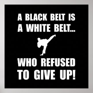 Affiches Refus de ceinture noire