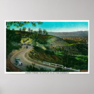 Affiches Regard vers la vallée d'antilope de Sandberg