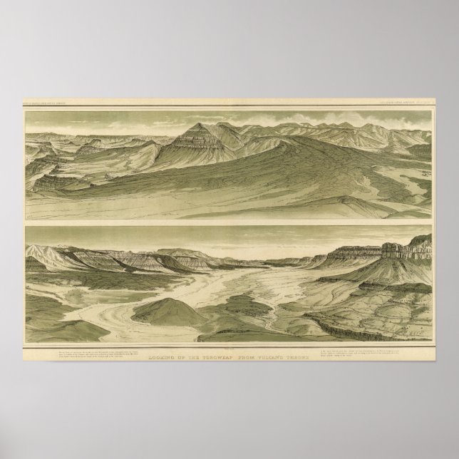 Affiches Regarder le Toroweap du trône de Vulcan (Devant)