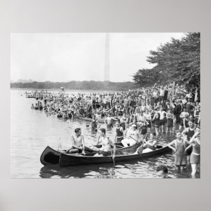 Affiches Régate de canoë : 1924