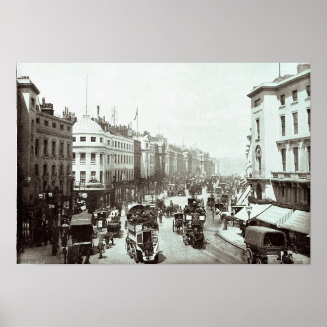 Affiches Regent Street, Londres, vers 1900 (Devant)