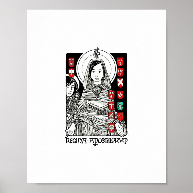 Affiches Regina Apostolorum 8" x 10" Print (Devant)