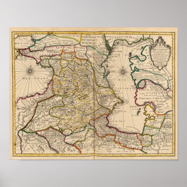 Affiches Région de la mer Caspienne (Devant)