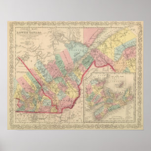 Affiches Région inférieure est du Canada