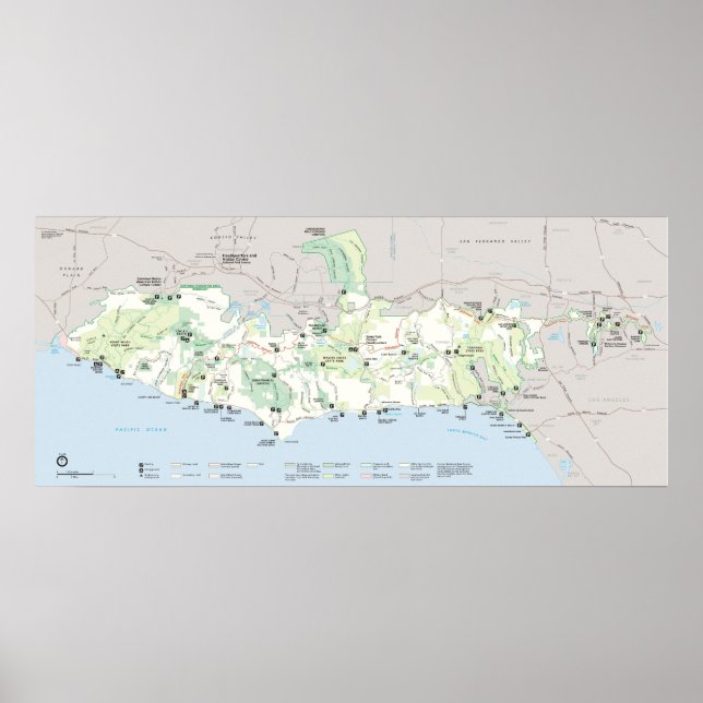 Affiches Région récréative nationale des Montaines de père  (Devant)