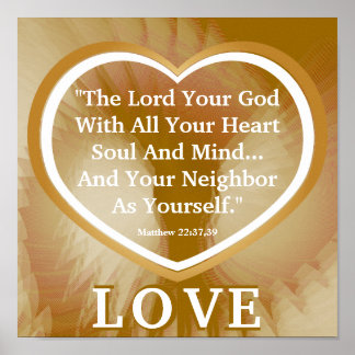 Affiches Règle d'or sur l'affiche des ailes angéliques blan