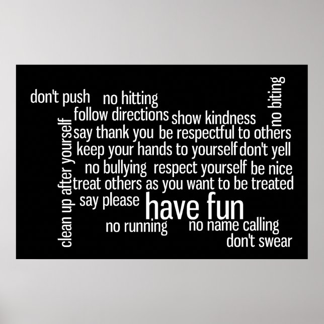 Affiches Règlement du Parlement (Devant)