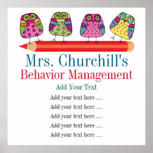 Affiches Règles de classe de l'enseignant / RÉCOMPENSES / G