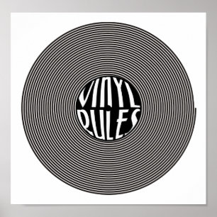 Affiches Règles de vinyle