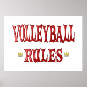 Affiches Règles de volley-ball