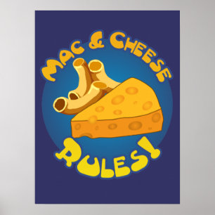 Affiches Règles Mac et fromage