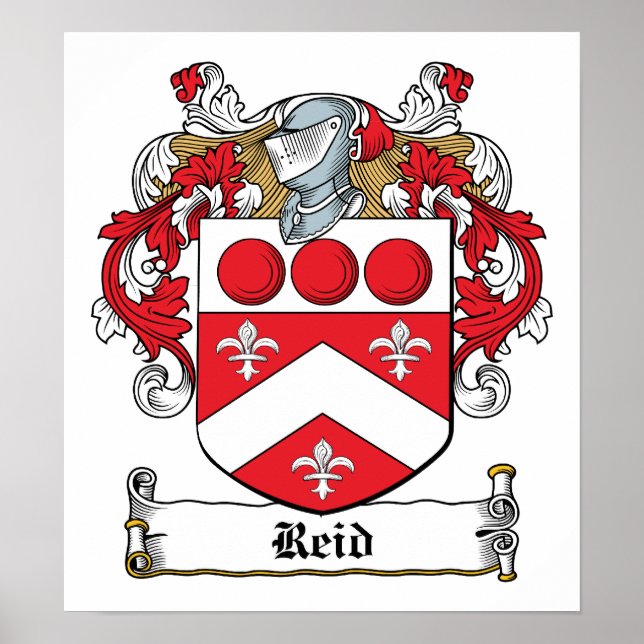 Affiches Reid Family Crest (Devant)