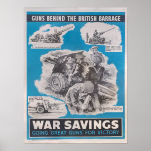 Affiches Réimpression de l'affiche britannique de guerre.