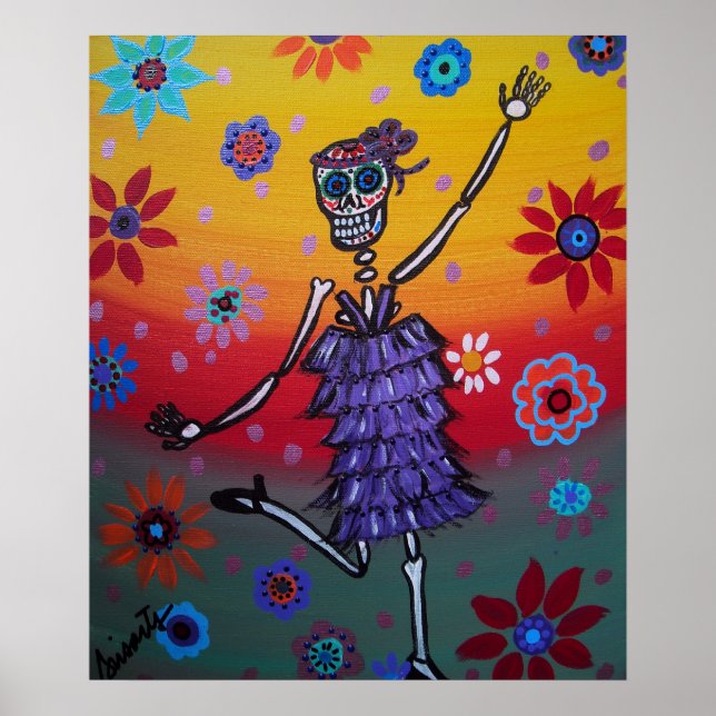 Affiches Reine de la danse de la Fête des morts (Devant)