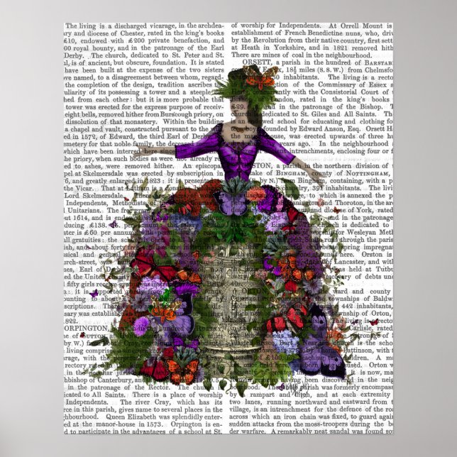 Affiches Reine de la Maison des papillons (Devant)