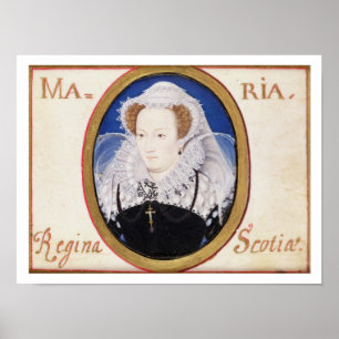 Affiches Reine de Mary des Ecossais (1542-87) (gouache sur