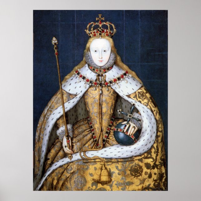 Affiches Reine Elizabeth I : Couronnement (Devant)