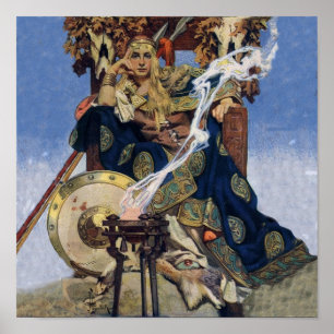 Affiches Reine Maeve Femme Guerrière Princesse